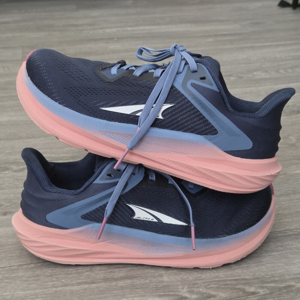 Altra Torin 8 Womens US 7 Navy Blue Pink Zero Drop Running Shoes AL0A85QF445 - Picture 15 of 16